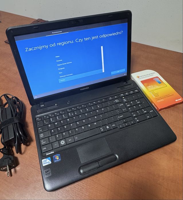 Toshiba Satellite C650-17W, 4GB RAM, HDD 500GB, 15,6” - Office 2010