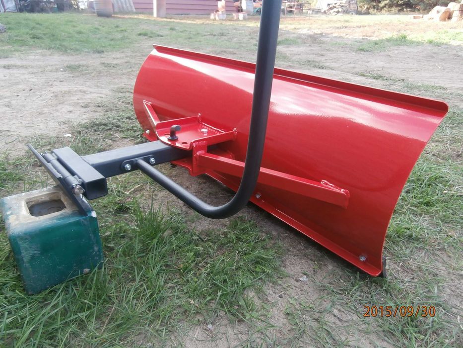 Pług śnieżny, spych śniegu traktorek kosiarka quad atv 100cm SOLIDNY
