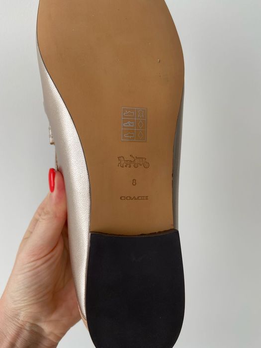 Жіночі лофери COACH оригінал коач Женские кожаные лоферы оригинал коуч