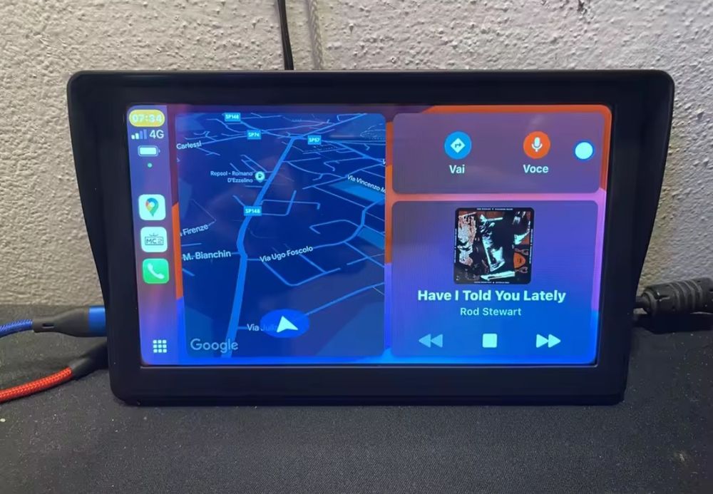 Carplay Android 7 polegadas novos android auto