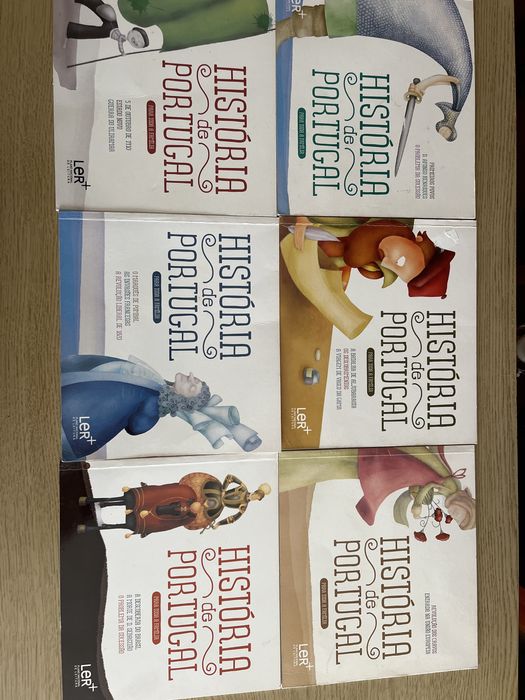 6 Livros Historia Portugal (Excelente estado)