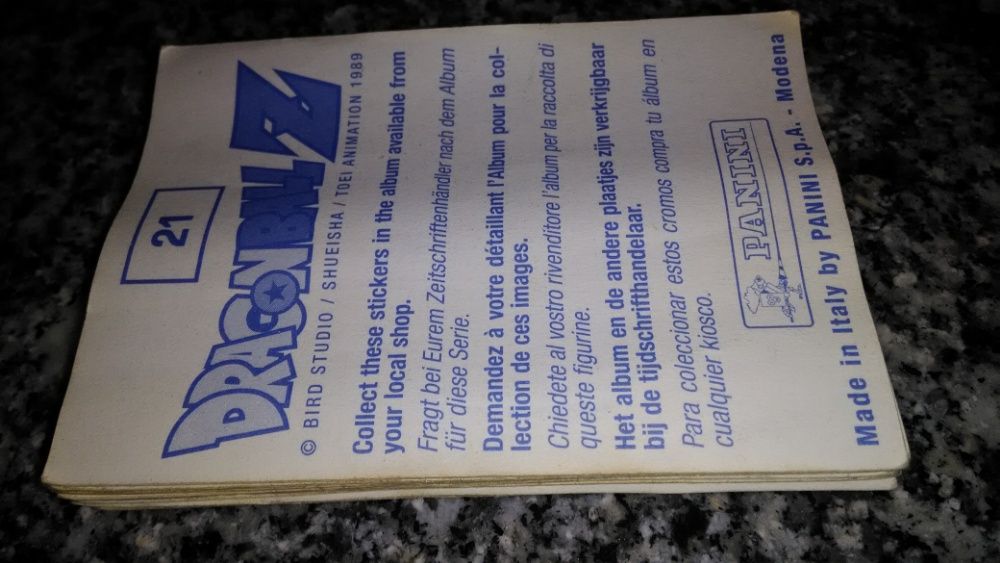 Cromos DRAGON BALL Z (1989)