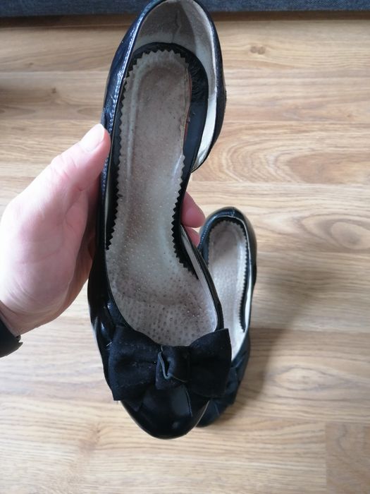 Buty na obcasie Francja , 100 % skóra !!!