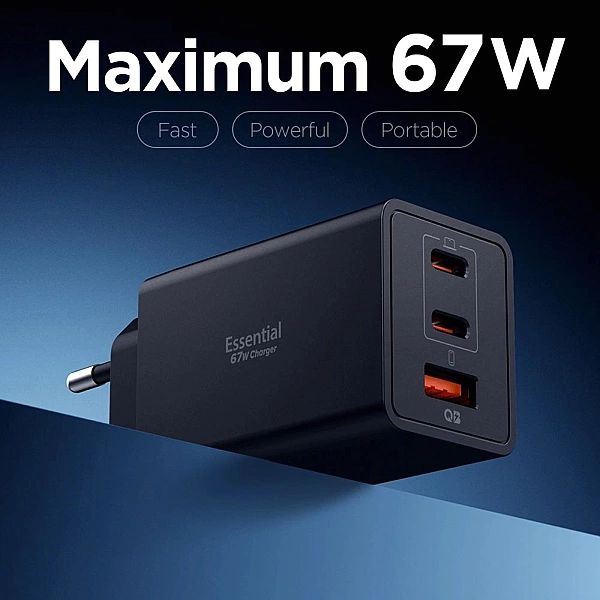 Ładowarka sieciowa Spigen Essential EE673EU 3-porty 2xUSB-C 1xUSB-A 67
