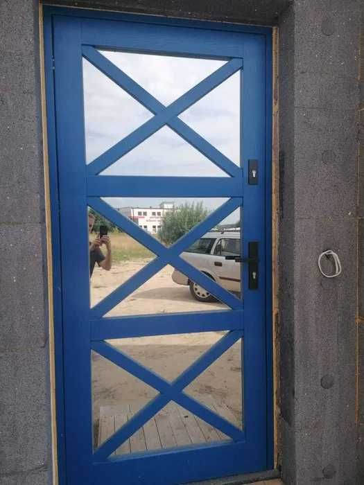 Drzwi  zewnętrzne  dębowe _ dostawa GRATIS!!_ Czyste powietrze_montaż!