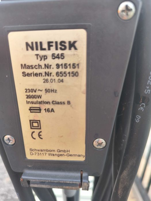 Szorowarka jedno tarczowa NILFISK 545 odkurzacz Gwarancja.