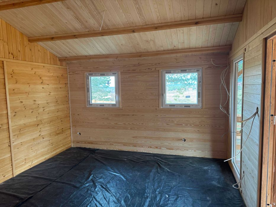 dom całoroczny z drewna dom drewniany domki drewniane tani dom WARBIT