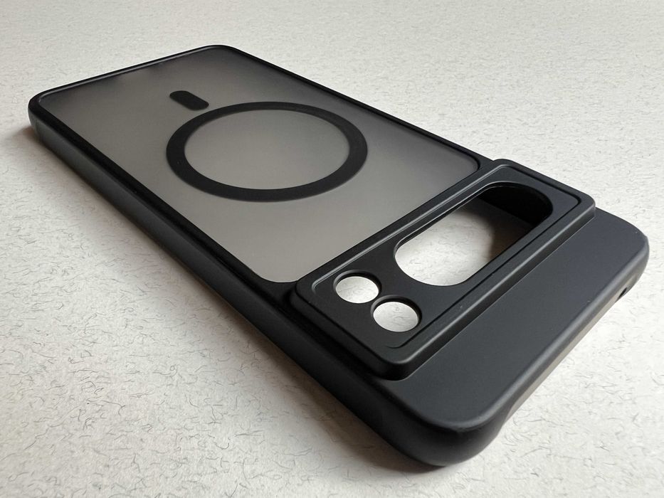 Google Pixel 8 Pro чохол Magnetic MagSafe чорний силікон TPU чехол