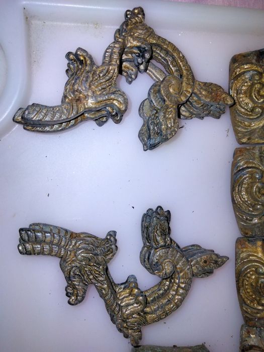 Bronze efeitos antigos para arte