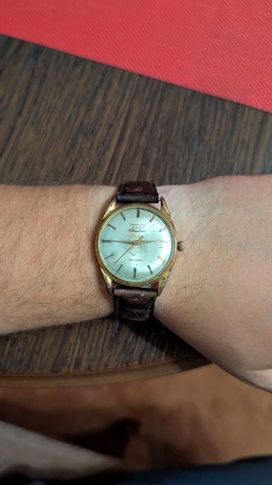 Часы винтажные Ermaten швейцарские, годинник swiss