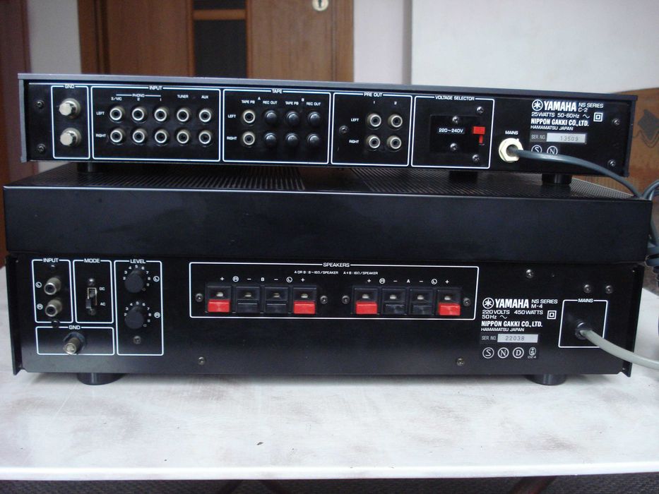 Підсилювач "Yamaha" C-2,  M-4