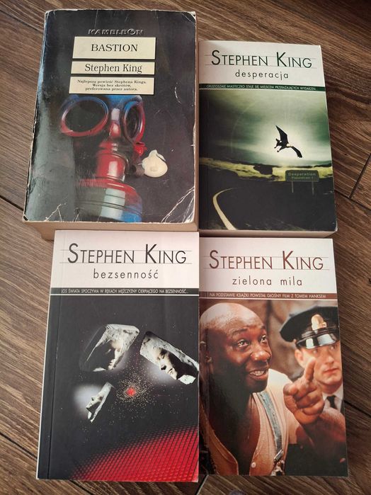 Stephen King zestaw 4szt Zielona Mila Bastion Bezsenność Desperacja