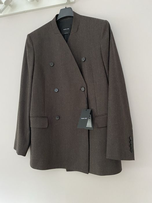 Massimo Dutti marynarka zakiet 100% welna