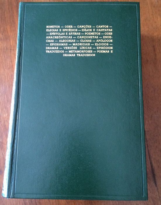 Livro com as Obras de Bocage