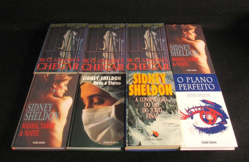 Livros de Sidney Sheldon Círculo de Leitores