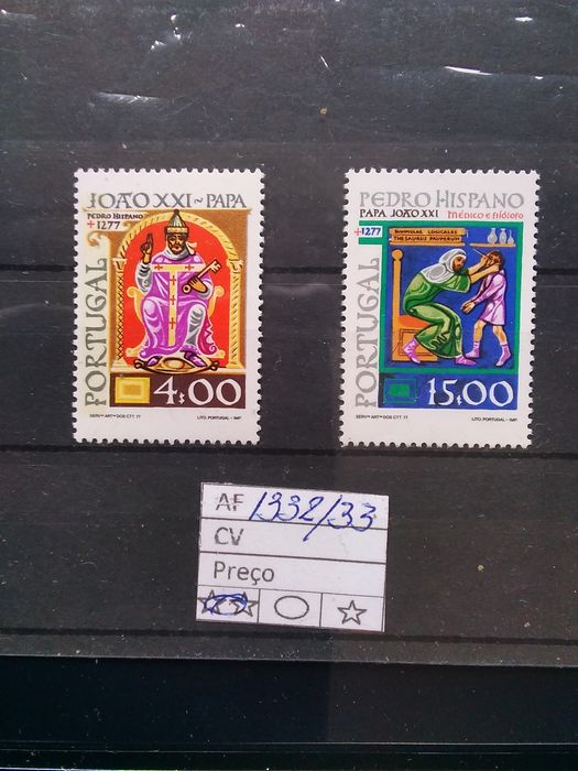 1977   7° Centenário Da Morte Do Papa João XXI MNH **