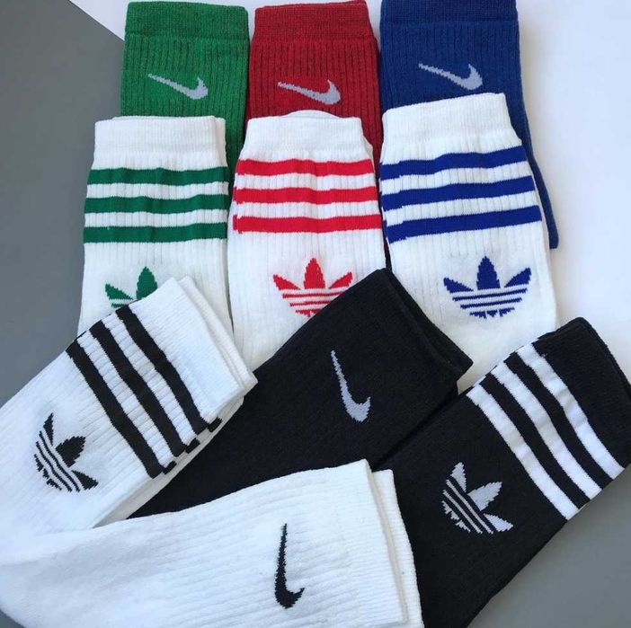 • 12 пар 250грн / Шкарпетки високі Найк / Тренувальні носки / ОПТ •