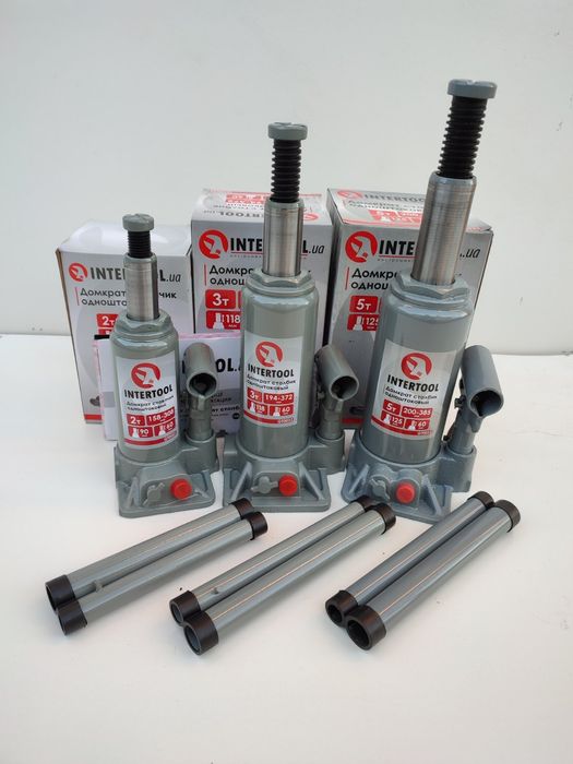 Домкрат столбик одноштоковый  2.3.5 т  INTERTOOL  GT 0021/22/23