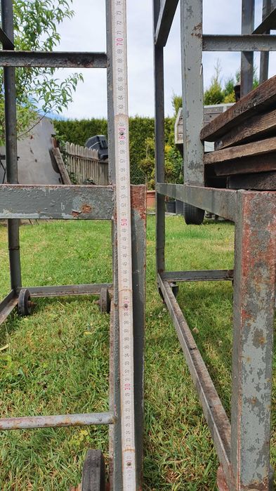 Podesty wózek metalowy spawany kółka