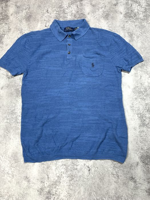 (Розмір S) Светр-поло Ralph Lauren Cotton-Linen Polo-Collar Sweater футболка