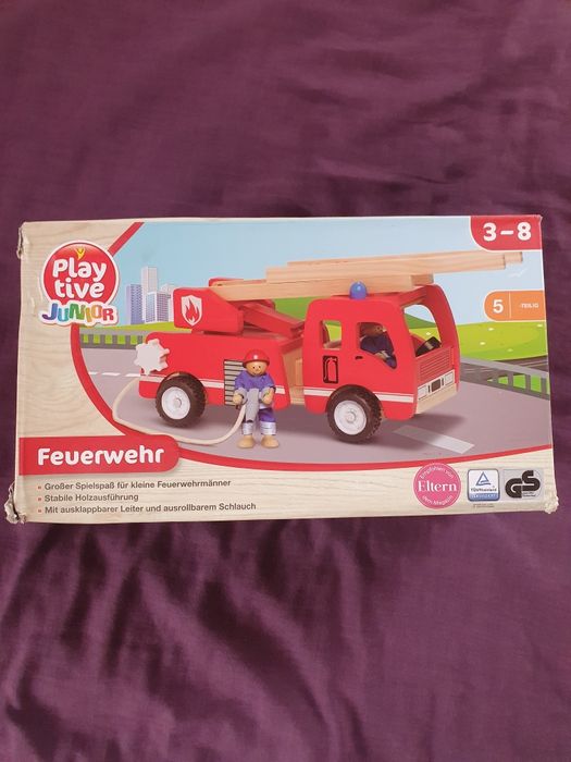 дерев'яна іграшка Playtive Junior Feuerwehr. 
Т