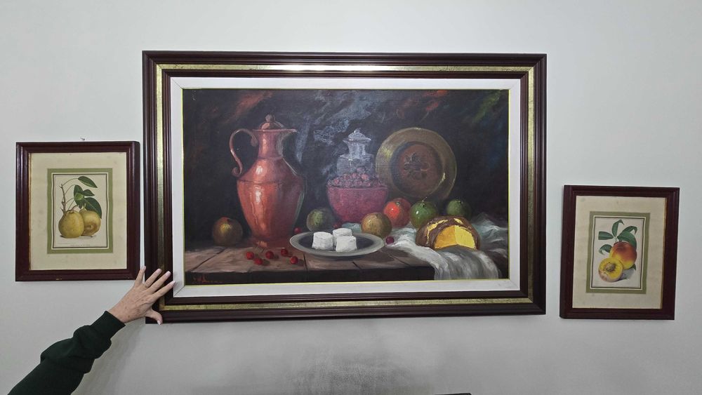 Quadro figuras frutas