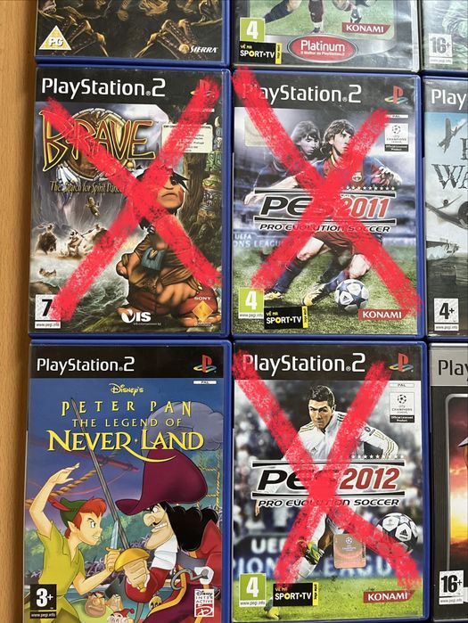 Jogos Playstation 2 em ótimo estado