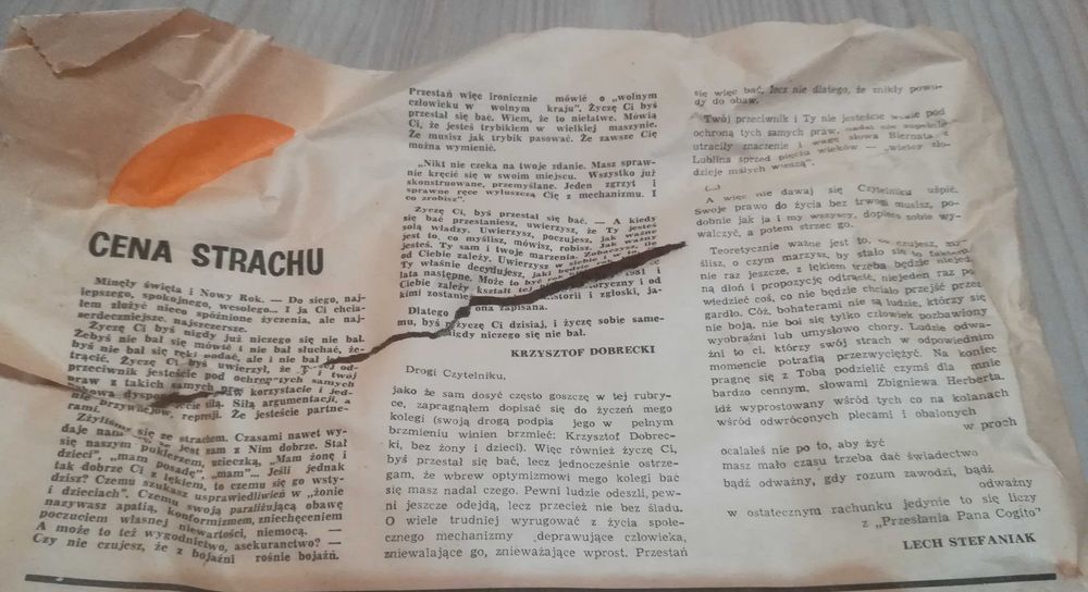 Przegląd Koniński Tygodnik PZPR z 1981 roku