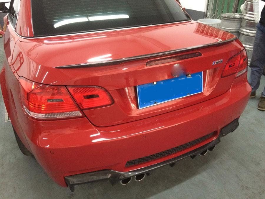 LIP SPOILER AILERON BMW SÉRIE 3 E92 E93 M3 M PERFORMANCE PRETO BRILHO