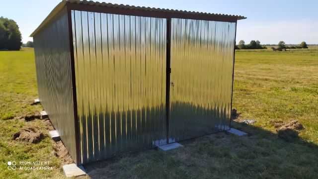 garaż blaszany garaż blaszak garaz 3x5 5x3  gatunek 2 konin