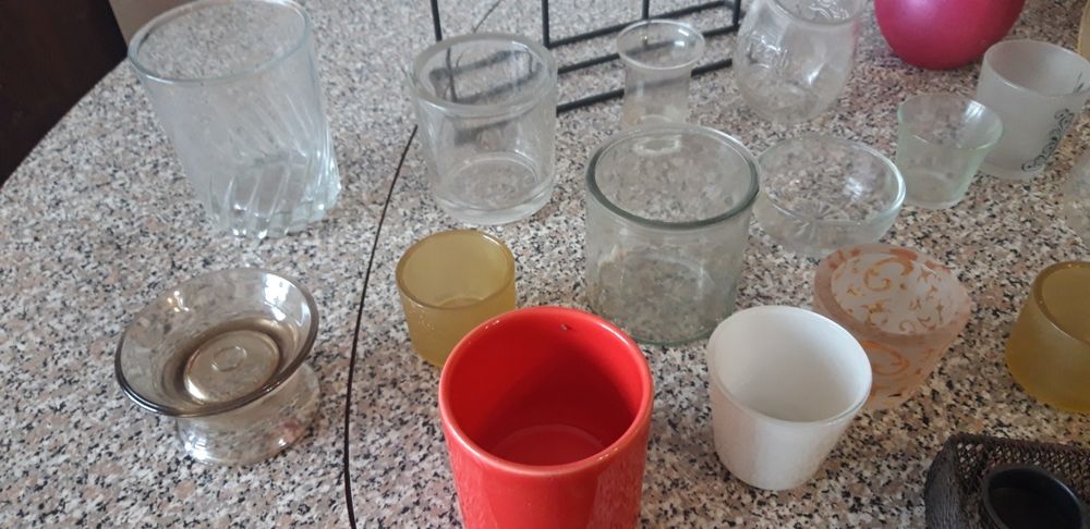 Conjunto de Porta-Velas/Outros Decorativos