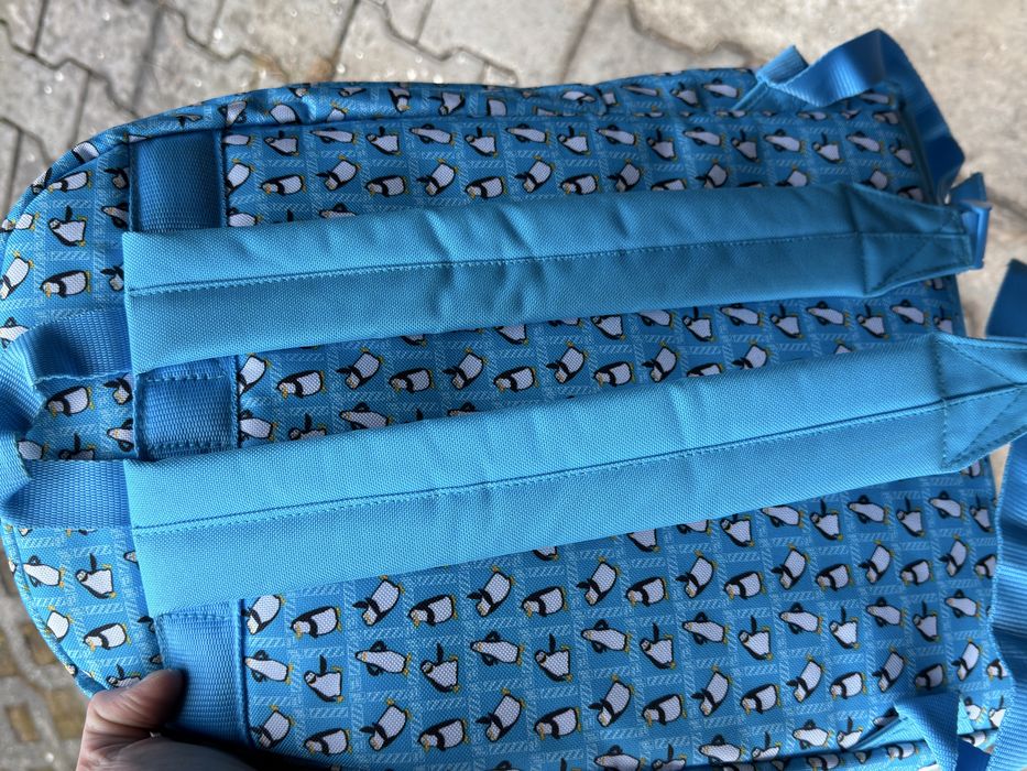 Plecak szkolny w pingwiny