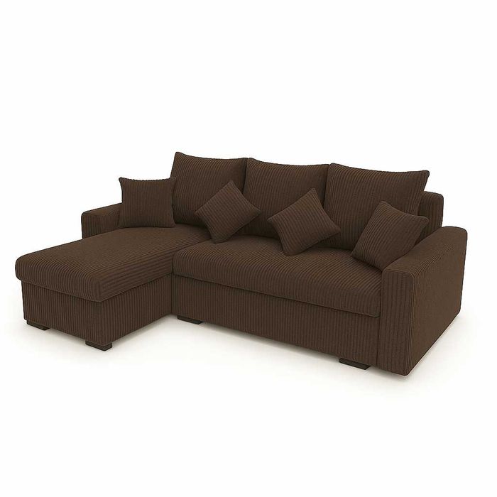 Narożnik Do Salonu JOY Kanapa Sofa Rozkładana 2 Pojemniki Na Pościel