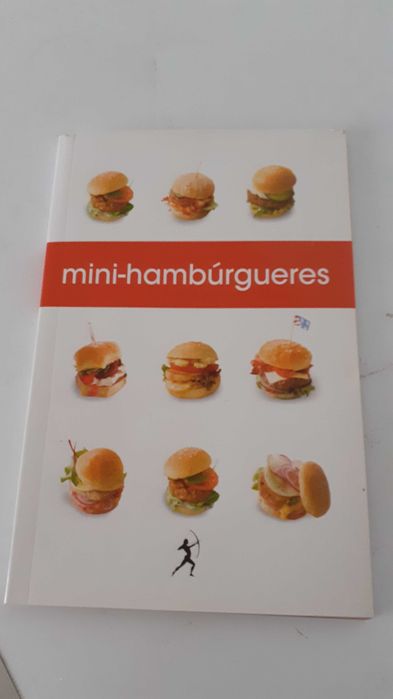 Livro Mini- hamburgueres, 2 cortadores e 20 bandeiras