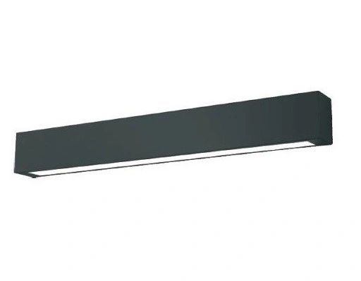 lampa ścienna, kinkiet ibros l czarny ip44 do łazienki