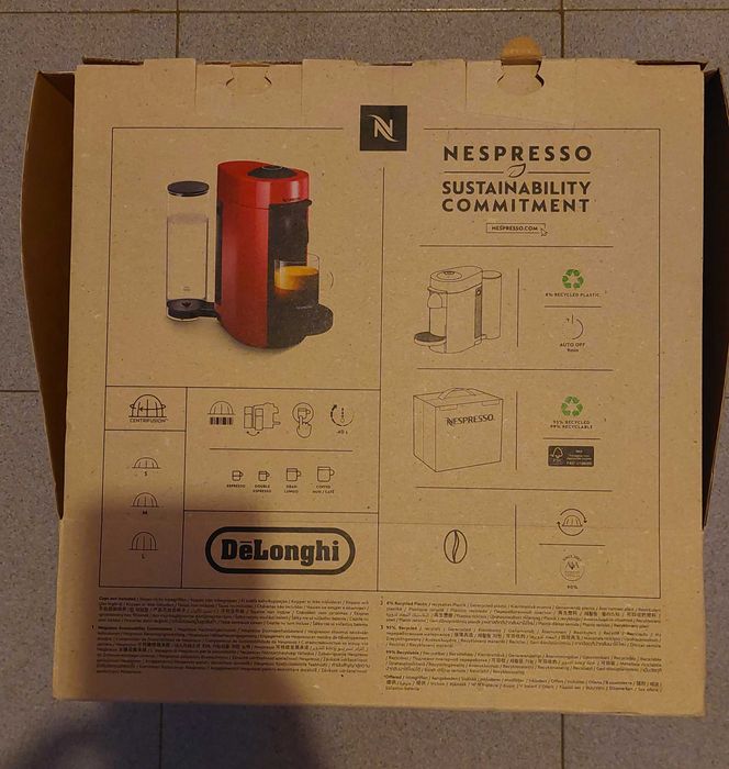 Máquina Nespresso Delonghi Vertuo Plus
