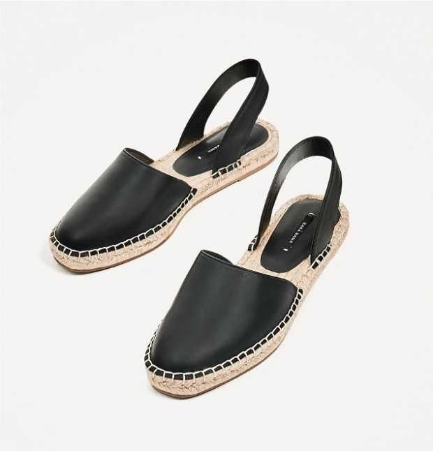 ZARA, ESPADRYLE,  Podeszwa z JUTY, 39