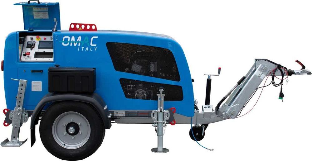 Wciągarka linowa do kabli, kablówka 5 ton OMAC UP50 z rejestratorem