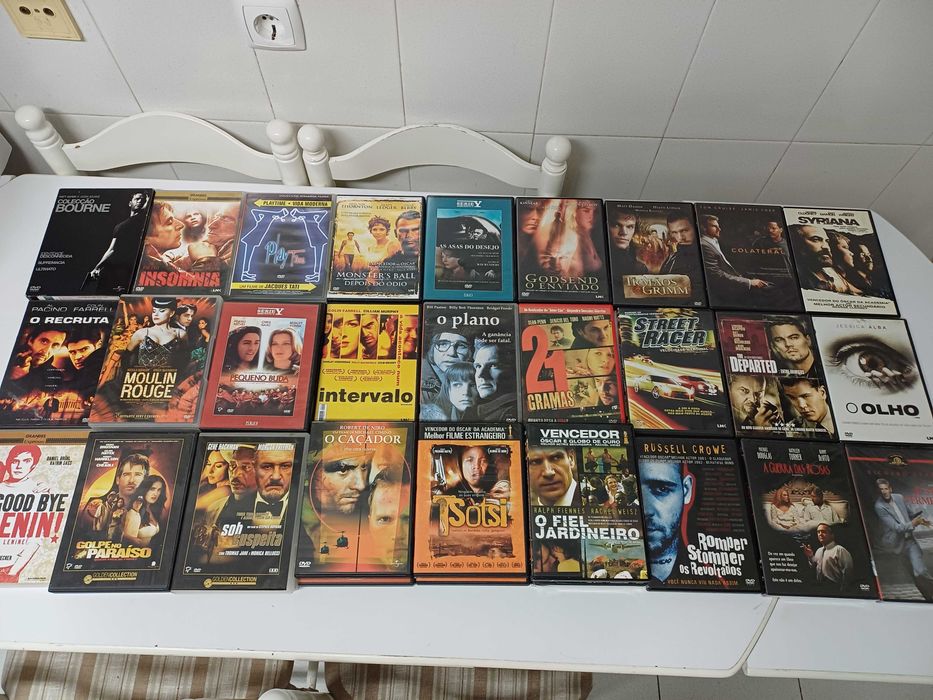 Dvd's de Filmes de Acção, Aventura e Guerra 129 unidades originais