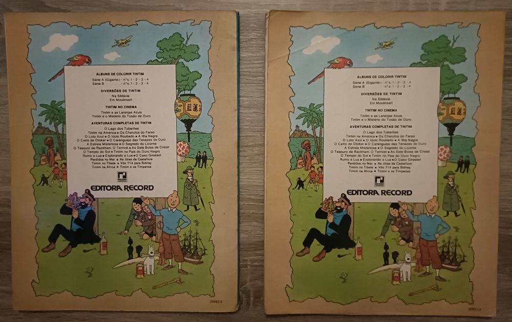 BD: Hergé*As Aventuras de Tintim:"Rumo à Lua" & "A Estrela Misteriosa"