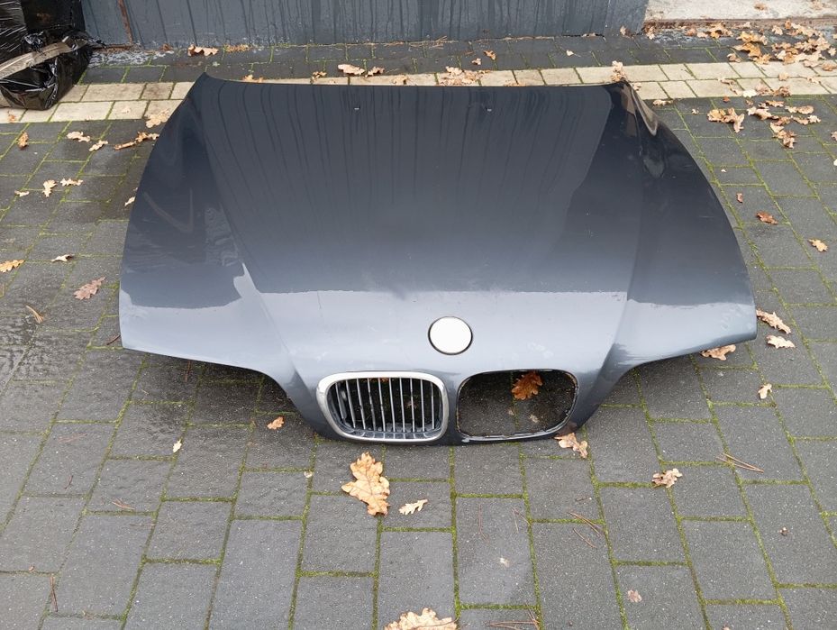 BMW E39 E-39 Maska Pokrywa silnika Pod kolor FJORDGRAU-Metalic