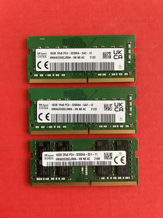 DDR4 SODIMM 16gb 3200mhz
