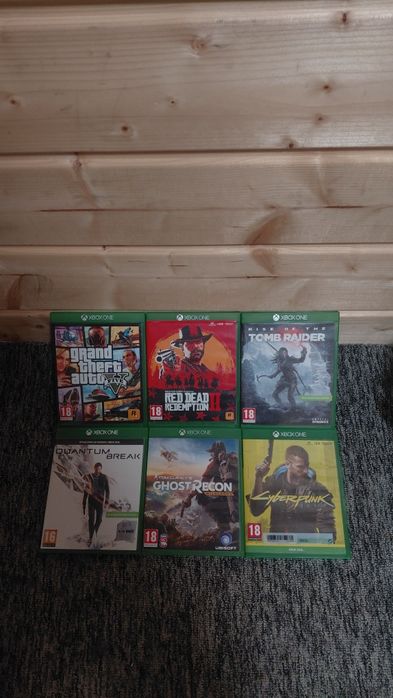 Gry na xbox one 6 sztuk