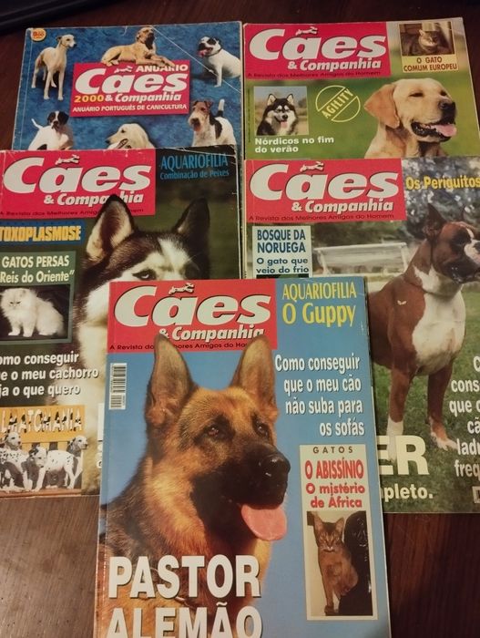 5 Revistas cães e companhia
