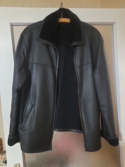 Продам зимню чоловічу шкіряну куртку