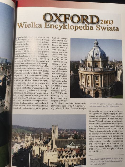 Wielka Encyklopedia Świata OXFORD - zestaw 13 tomów | Twarda oprawa, stan bdb