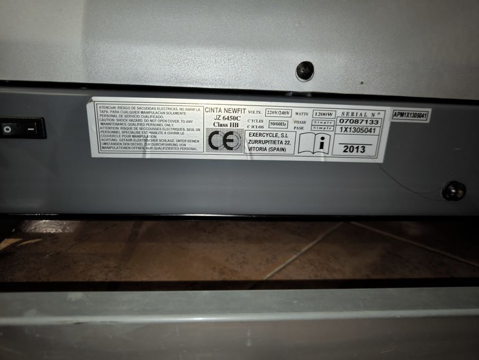 Passadeira rolante  Newfit (para peças)
