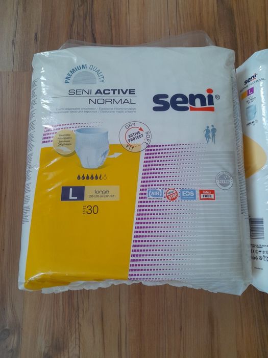 Pieluchomajtki seni active L 60 szt.