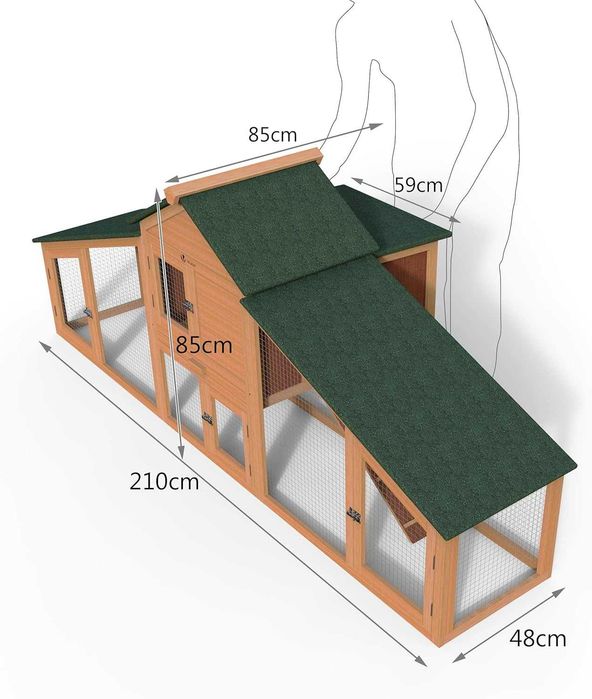 NOWY/wysyłka kurnik dla kur klatka wybieg kojec woliera przepiórek