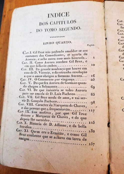 História de Gil Braz de Santilhana, Tomo II, de 1819